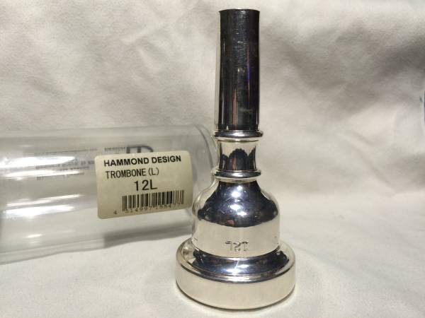 HAMOND DESIGN 12L トロンボーンマウスピース （太管）