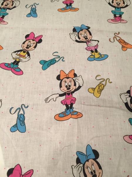 大人気☆ミニーバレリーナ　ビンテージシーツ美品