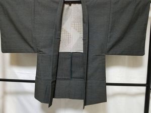 【桐徳】紳士物☆ウ-ル袷羽織*M寸｛西陣織*ウ-ル＊袷仕立*羽織｝*M寸*丈92-裄68*多色糸.