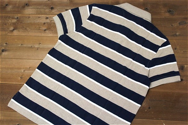 ★TOMMY HILFIGER トミー ポロシャツ 茶紺[879684-081-M]us三