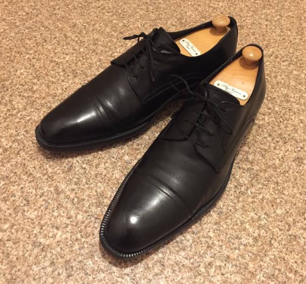 ホーキンス　ストレートチップ。スコッチグレイン