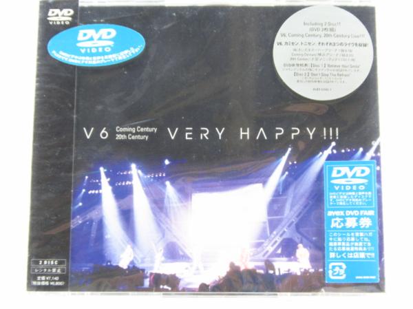 V6 DVD VERY HAPPY!!! 2枚組 廃盤 グッズ VERY HAPPY!!! 中古DVD