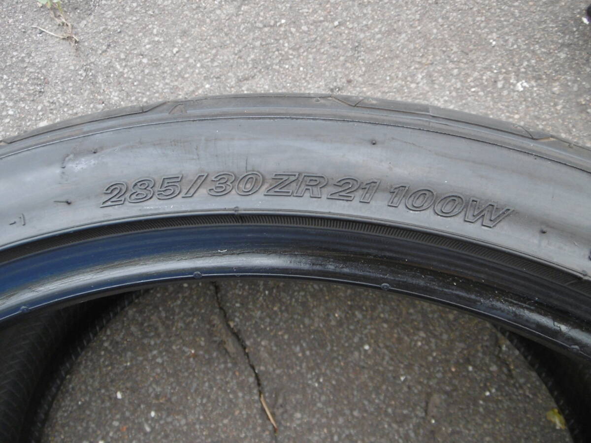 ★NITTO　INVO ニットー インヴォ 285/30R21 100W 中古2本①　トーヨータイヤ_6