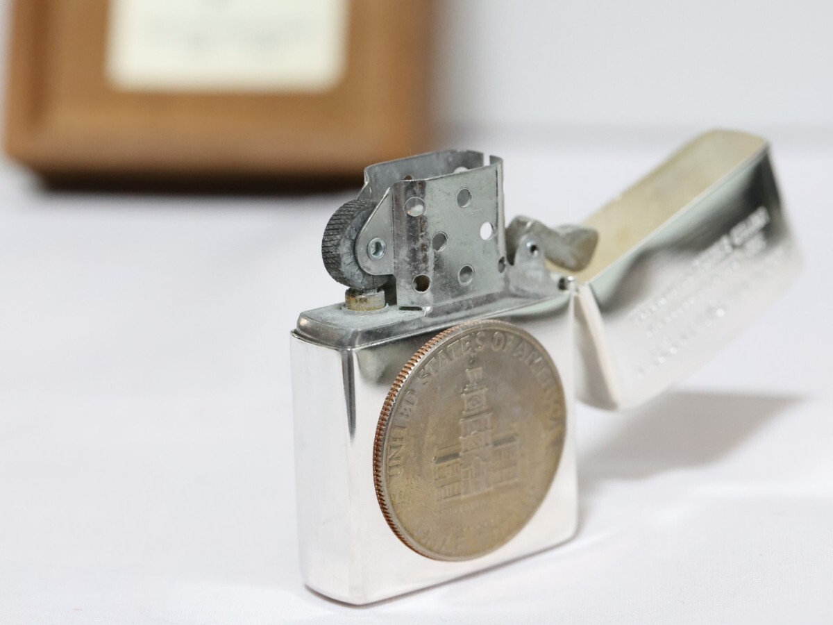 zippoライター アメリカ建国200年記念コイン付き限定5000個モデル 
