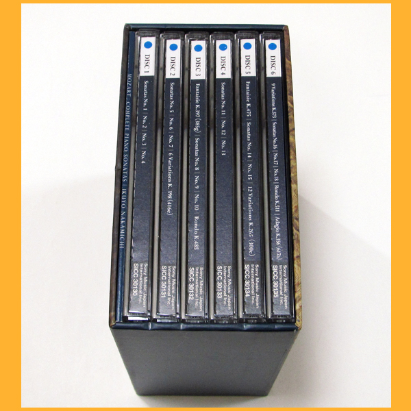 仲道郁代 | 6CD モーツァルト：ピアノ・ソナタ全集 IKUYO SONATAS