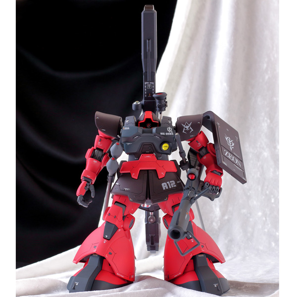 MG 1/100 シャア専用 リックドム 改修 塗装済完成品 MS-09RS □MG1/100