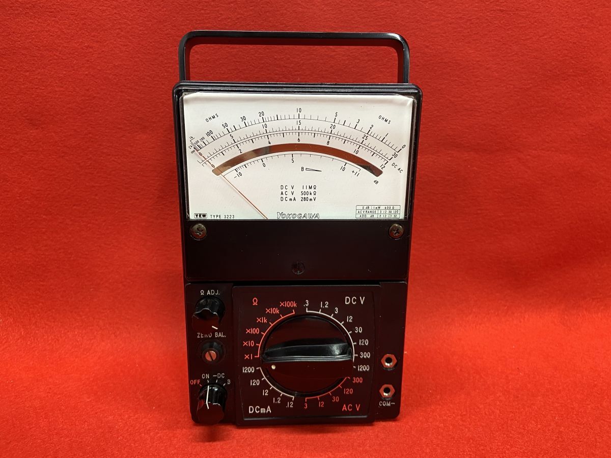 M336】美品 横河電機製作所 YOKOGAWA YEW TYPE 3223 アナログテスター