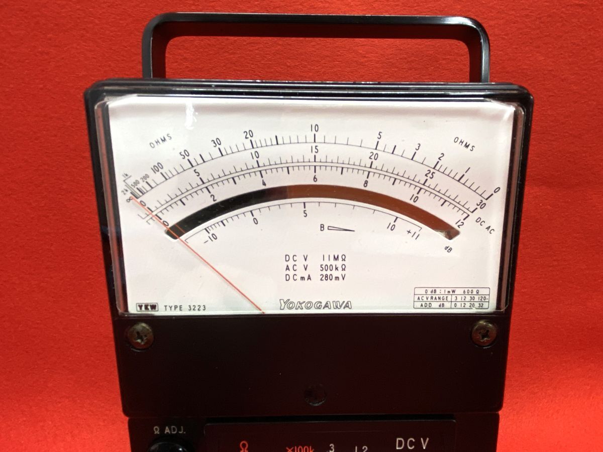 M336】美品 横河電機製作所 YOKOGAWA YEW TYPE 3223 アナログテスター