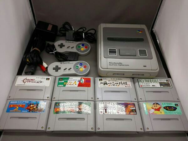 動作確認済み　スーパーファミコン本体+ソフト8本セット
