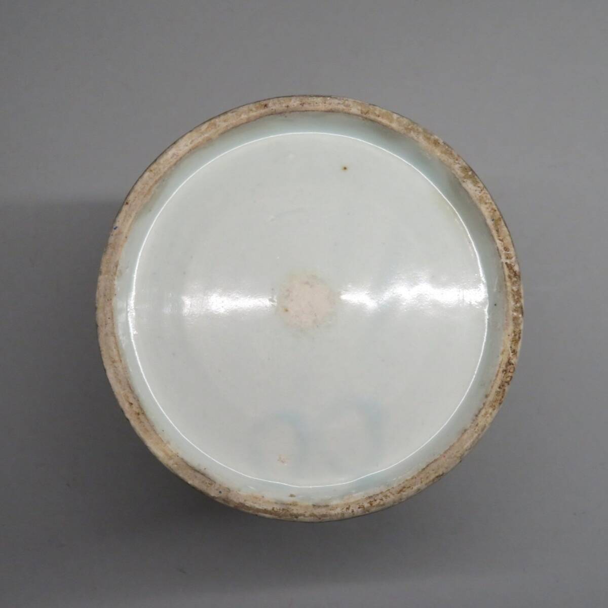 李朝/高麗 特集出品】李朝白磁透かし彫り桃紋筆筒 朝鮮古陶磁器/李朝