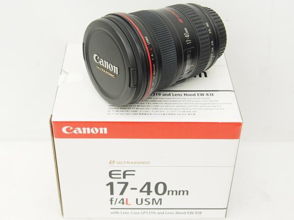 CANON レンズ EF 17-40mm F4L USM キャノン ▽ 4519D-3