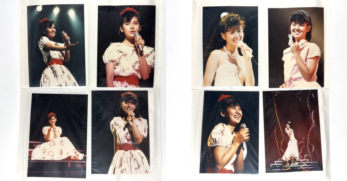 ★[南野陽子グッズ8] 当時物 生写真ブロマイド46枚+おまけ個撮62枚 オフショット/コンサート/卒業式/スケバン刑事 昭和 ナンノ 希少レア_4