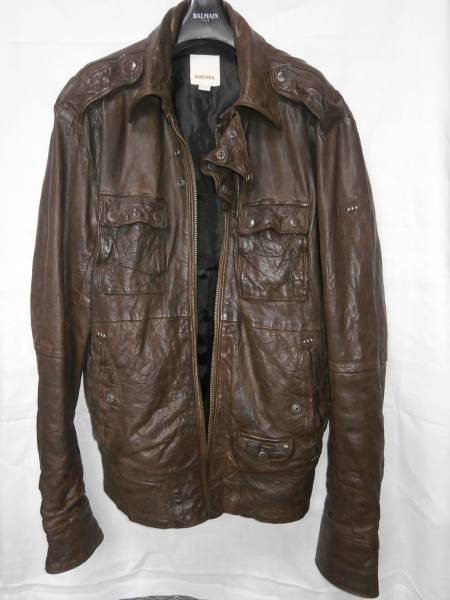 Diesel レザーライダースジャケット　Ｌサイズ