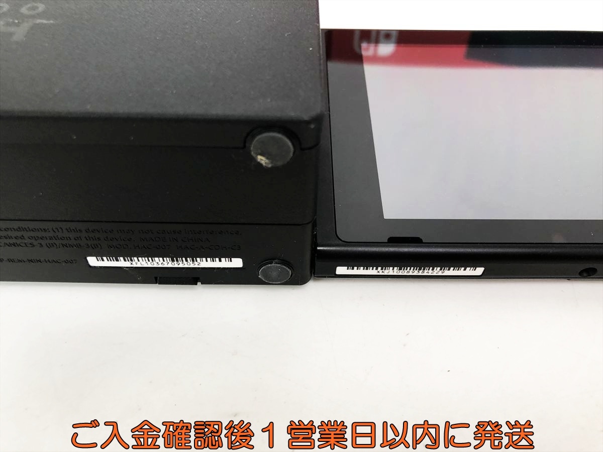 【1円】任天堂 新モデル Nintendo Switch 本体 セット グレー ニンテンドースイッチ 初期化/動作確認済 新型 L01-601hr/G4_5