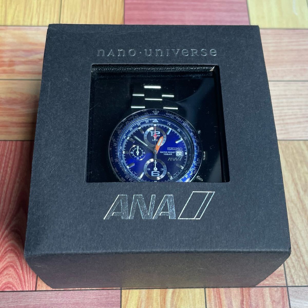ANA パイロットウォッチ SEIKO セイコー クロノグラフ クォーツ メンズ