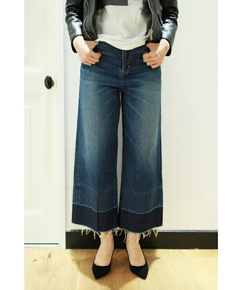 美品 ドゥーズィエムクラス Attick キリカエバギー デニム 36