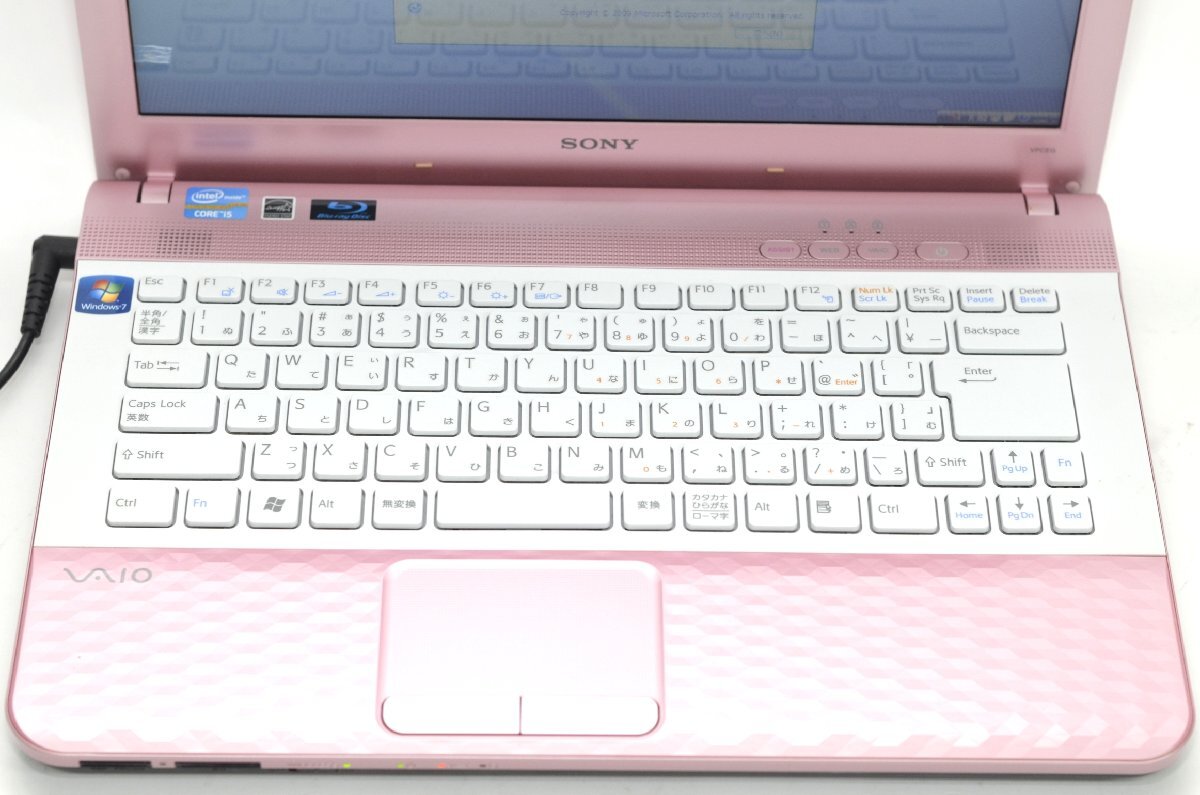 1円スタート！ジャンク品 SONYノートパソコン PCG-61A11N VPCEG2AJ