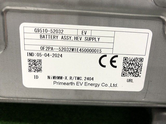 送料無料】NHP10 アクア S 前期 純正 HV バッテリー ハイブリッド
