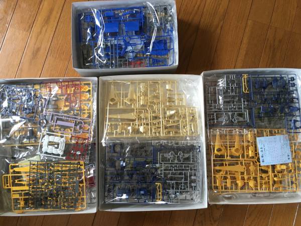 プレミアムバンダイMG百式量産メガバズーカ他4個セット未組立