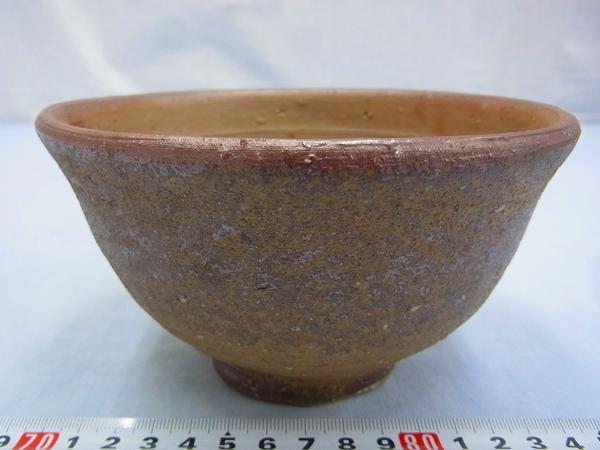D04682 藤原建 備前焼 茶碗 抹茶碗 茶器 茶道具