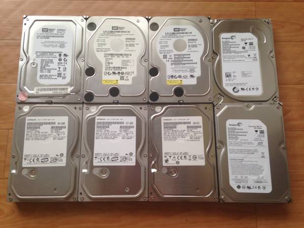 320GB　SATAハードディスク　8台セット