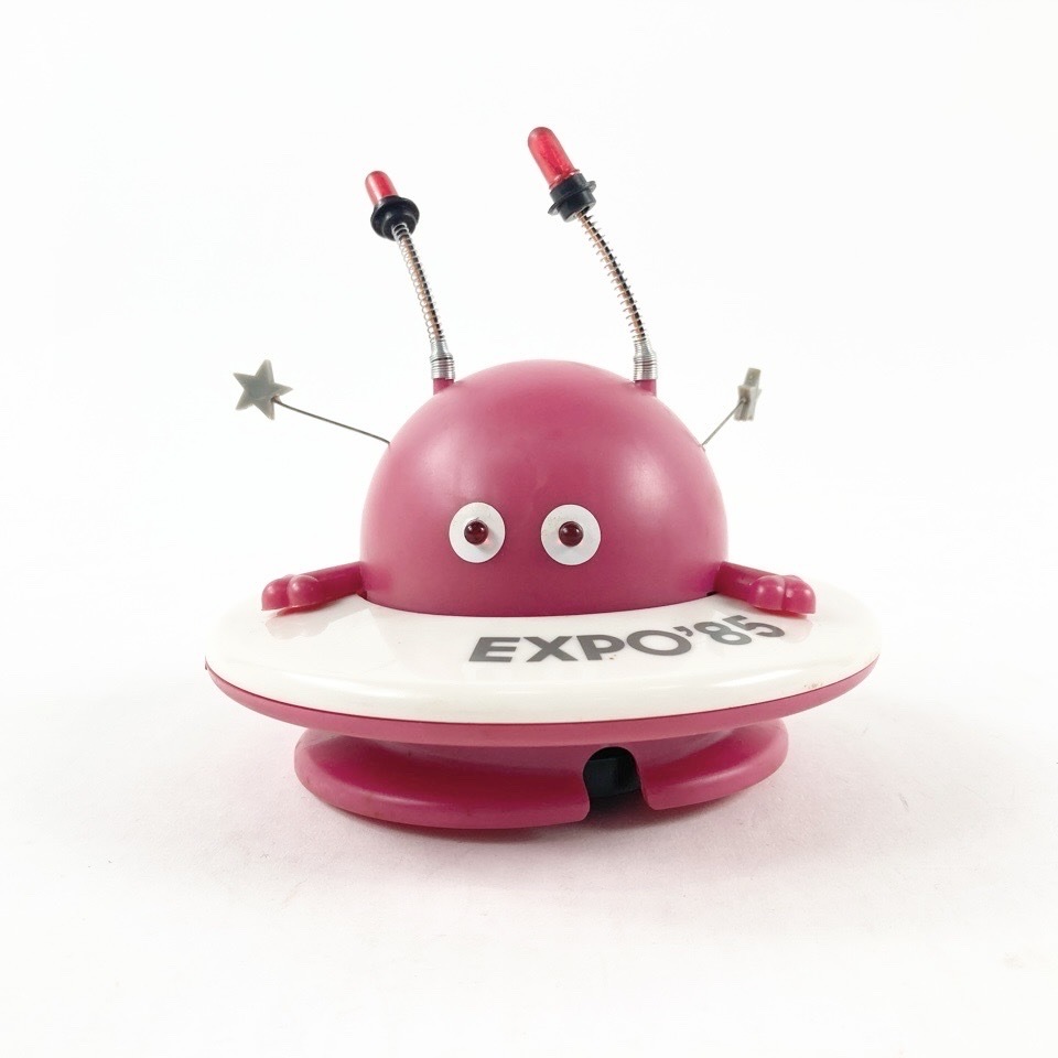 希少 つくばEXPO 85 科学万博 電動 コスモ星丸 箱付 当時物 現状品