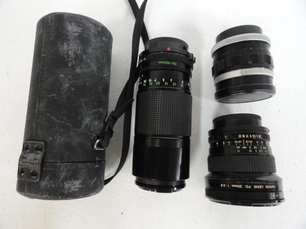 大人気，送料無料 【A-820】Canon/キャノン レンズ まとめて 3点 ジャンク