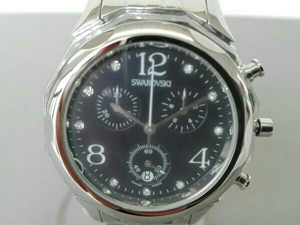 スワロフスキー　SWAROVSKI　クロノグラフ　メンズ　クォーツ