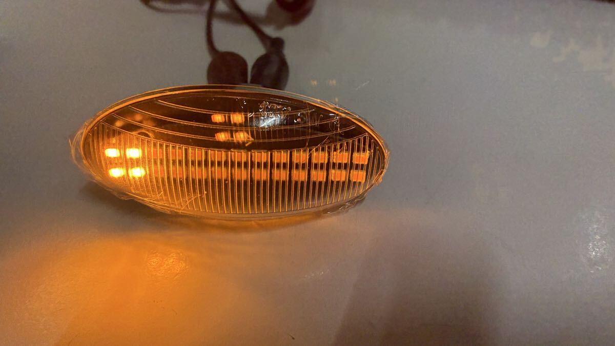 送料込みです 流れるウインカー シーケンシャル LED サイドマーカー クリヤーレンズ 　ジムニーアルト キャリイ エブリイ　スイフト_3