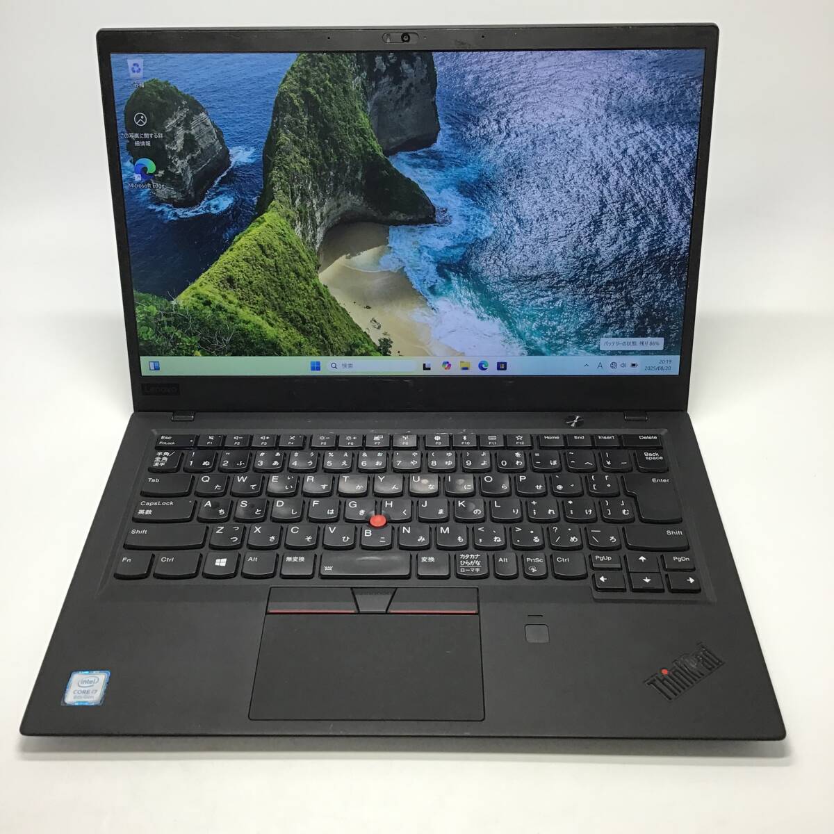 訳あり】Lenovo ThinkPad X1 Carbon Gen6 第8世代Corei7/メモリ16GB
