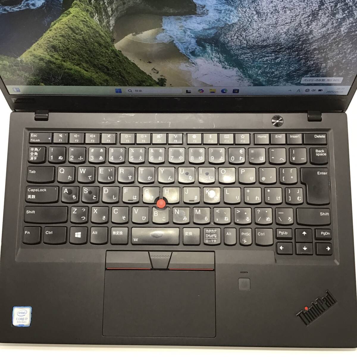 訳あり】Lenovo ThinkPad X1 Carbon Gen6 第8世代Corei7/メモリ16GB