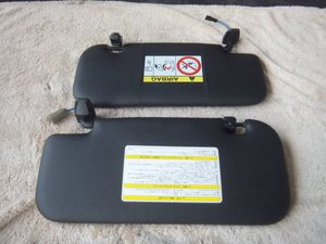 (FIAT フィアット 500X 33413) 左 右 サンバイザー 黒