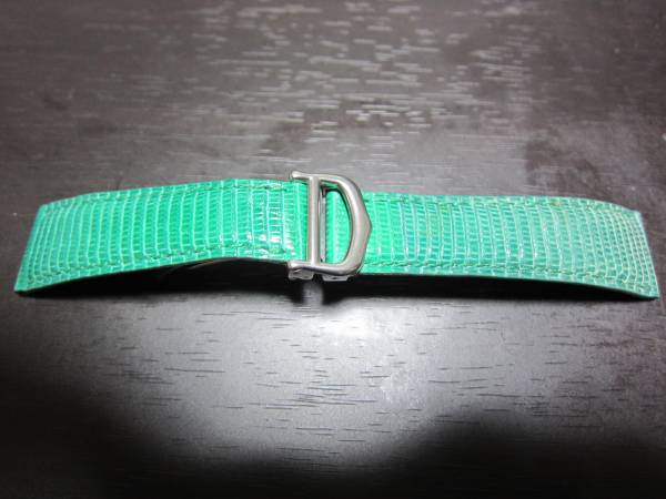 本物 デイトナピーチレザーベルト＆カルティエ Dバックル セット