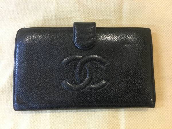☆国内正規 CHANEL シャネル 長財布 ブラック レザー 844153☆