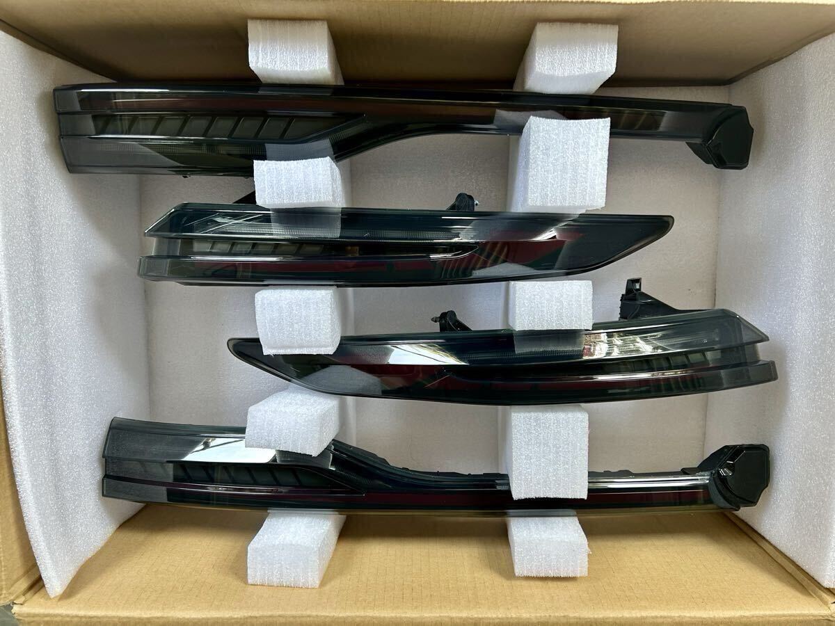 【未使用★スモーク】トヨタ ハリアー 80系 ファイバー ファイバーLEDテールランプ シーケンシャル ドレスアップ カスタム ウィンカー_1