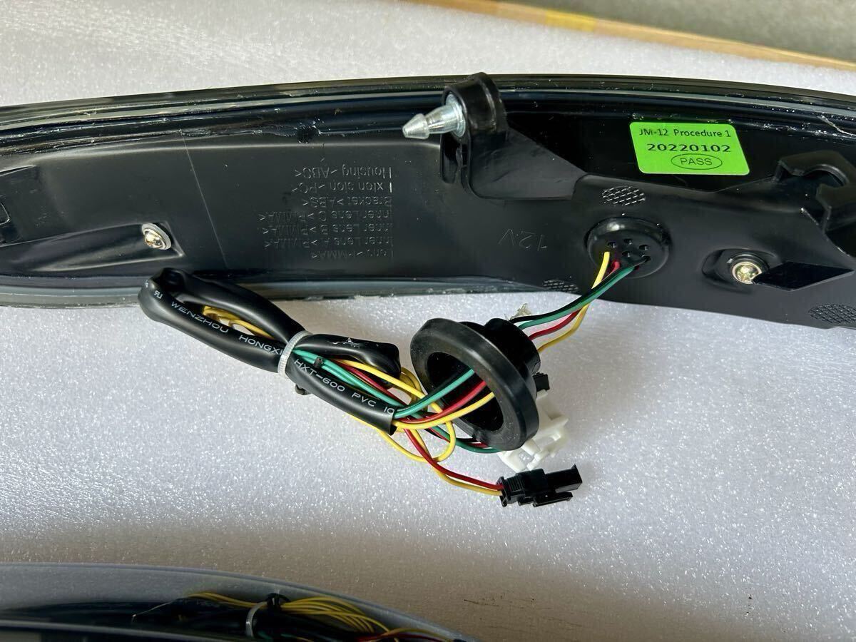 【未使用★スモーク】トヨタ ハリアー 80系 ファイバー ファイバーLEDテールランプ シーケンシャル ドレスアップ カスタム ウィンカー_4