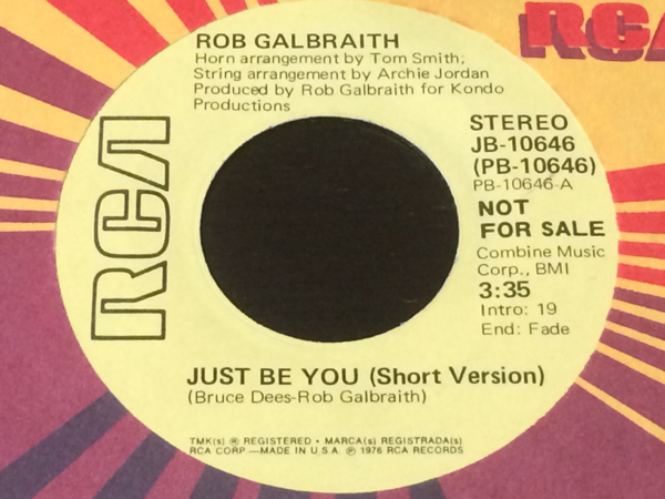 激レアROB GALBRAITH/JUST BE YOUオルガンバーサバービアMURO