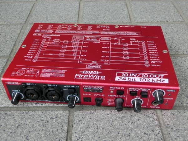 Rolandローランド FA-101 FireWireオーディオインターフェース