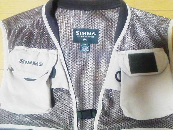 ☆SIMMS フィッシングベスト メッシュ素材 送料174 SIMMSシムス
