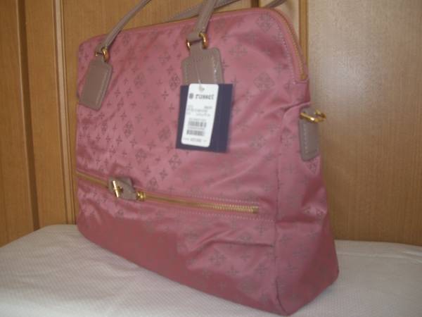 ☆russetラシット モノグラムスクエアバッグ☆ピンク新品即決