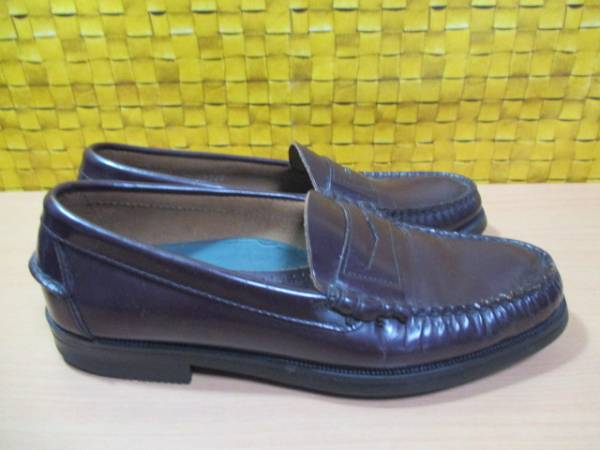 1円★27.5cm★　SEBAGO セバゴ コインローファー 9 1/2 茶 ♪