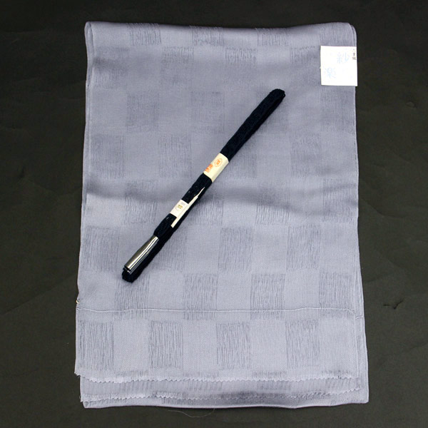 ◆あすかや◆単衣・夏 二重織 紗織 帯揚と渡敬 帯締めセット