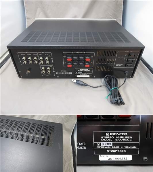 ○パイオニア プリメインアンプ チューナー 4点 SA-7800II他○ アンプ