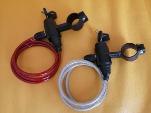 自転車ワイヤーロック　2個セット
