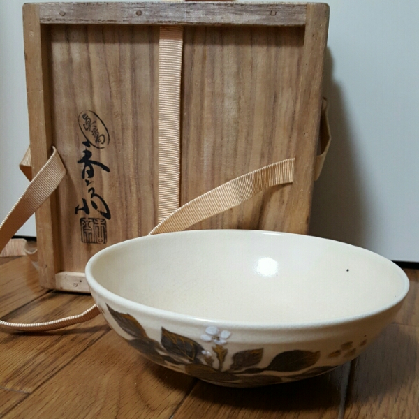 茶道　宮川香斎造　真葛　茶碗　
