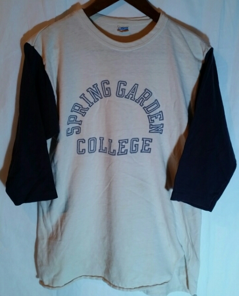 70s ビンテージ チャンピオン ベースボール Tシャツ L/ ランタグ