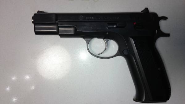 KJ Cz75　ステンレスパーツセット ガンブルー風塗装