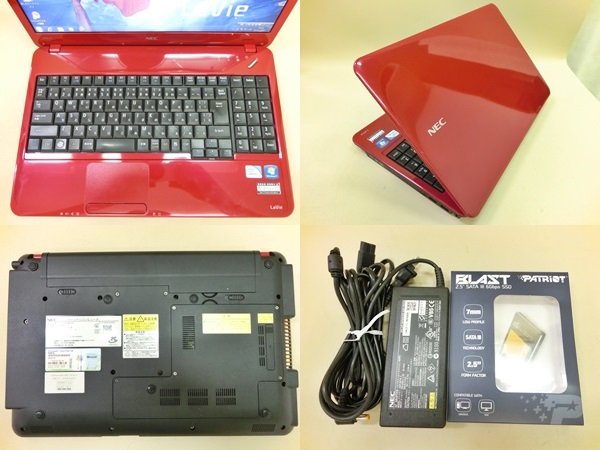 ハイスペックPC NEC LS150/B(デュアルコア/8GB/SSD 480GB)Win7