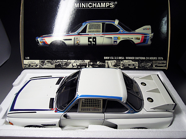 ■1/18 BMW CSL 3.5 IMSA プレーンボディモディファイ