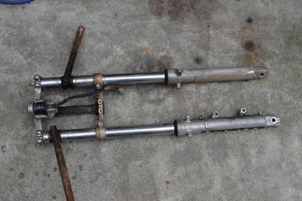 TZR250 1KT用フロントフォーク